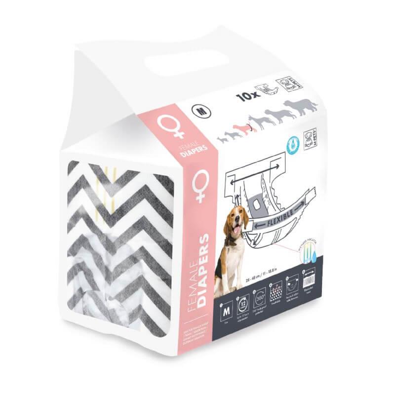 M-Pets Dişi Köpekler İçin Külot 10'Lu Medium