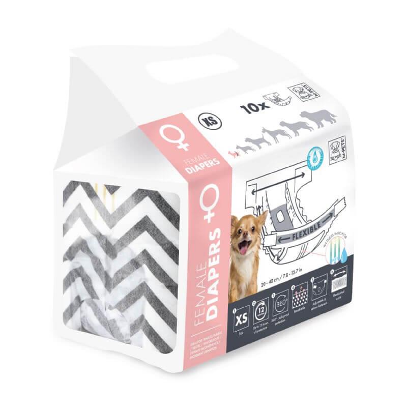 M-Pets Dişi Köpekler İçin Külot 10'Lu XSmall