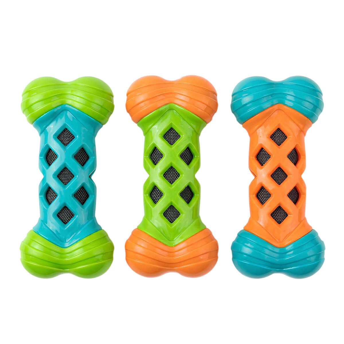 MerkoPets Hışırtılı Plastik Kemik Köpek Oyuncağı 17x9cm