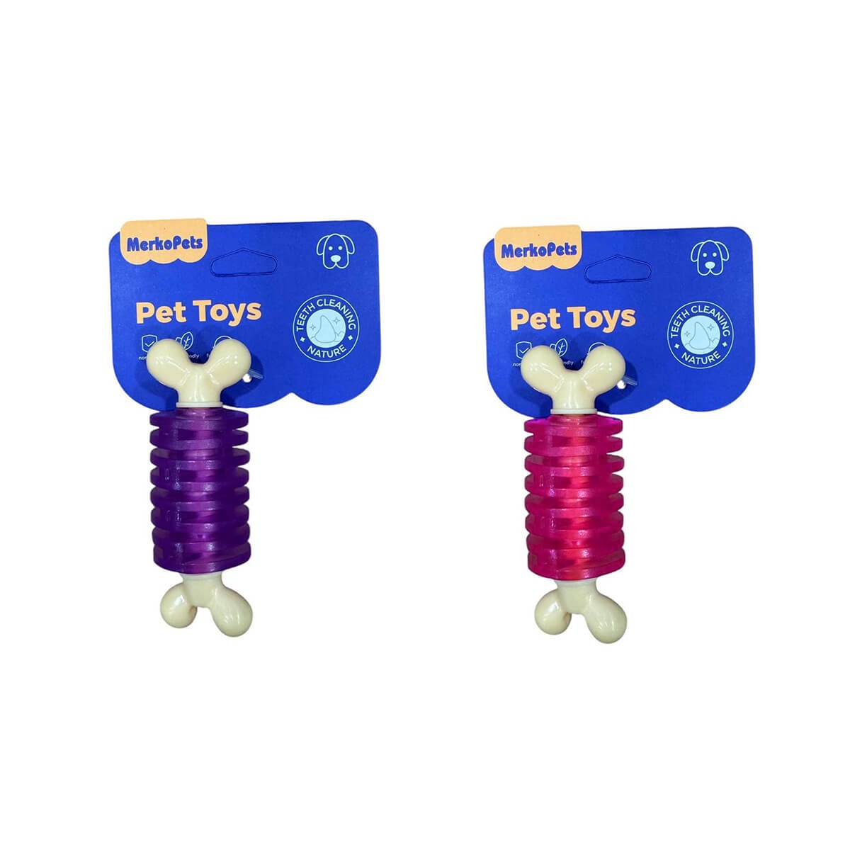 MerkoPets Kauçuk Halka Köpek Çiğneme Oyuncağı 12cm