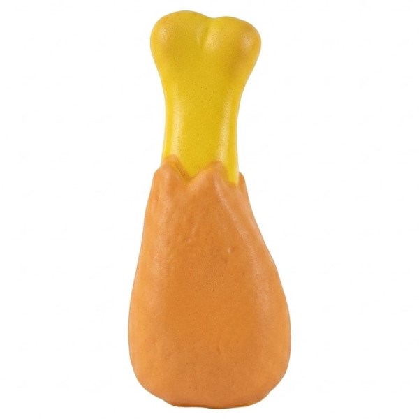MerkoPets Vinil Tavuk Budu Şeklinde Köpek Oyuncağı 12cm