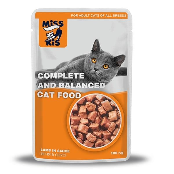 Miss Kis Premium Pouch Kuzulu Yetişkin Kedi Konservesi 100 Gr