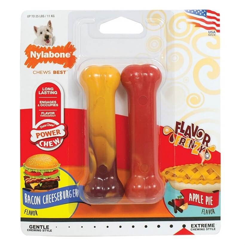Nylabone Extreme Çifte Lezzet Çiğneme Kemiği 2'Li Small
