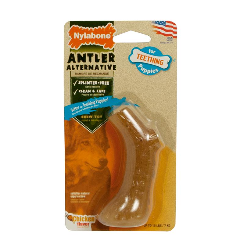 Nylabone Tavuk Aromalı Yavru Köpek Çiğneme Çubuğu XS