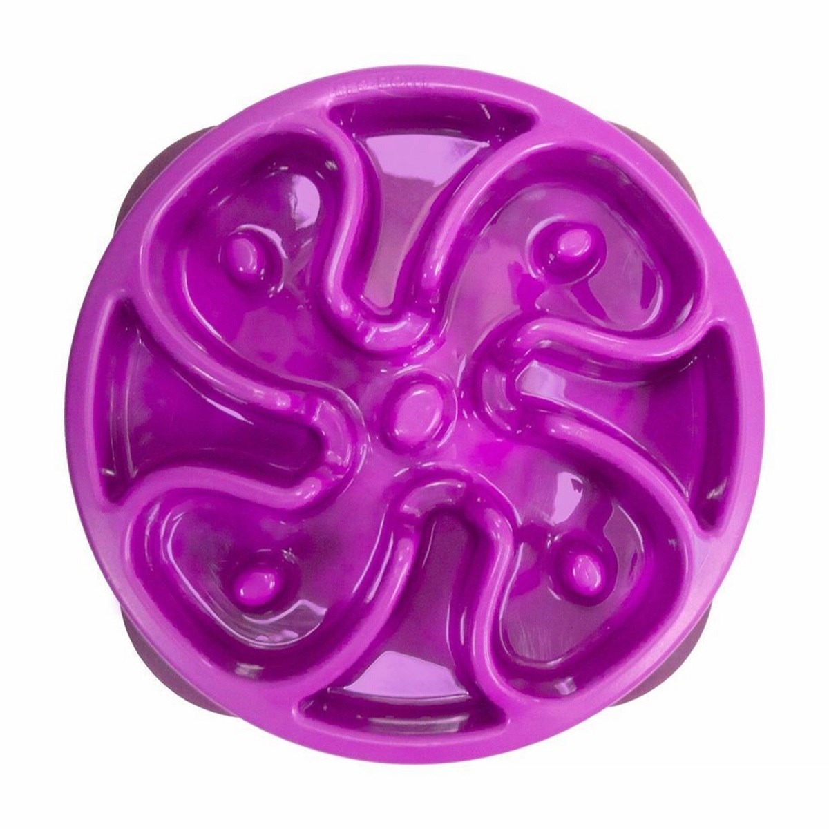 Outward Hound Fun Feeder Flower Yavaş Yeme Mama Kabı Medium - Mor