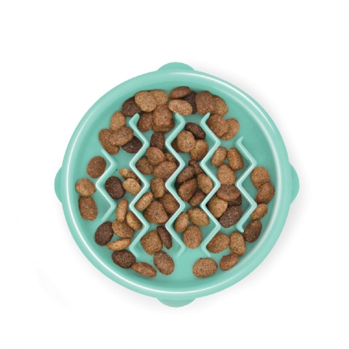 Outward Hound Fun Feeder Wave Yavaş Yeme Mama Kabı Small - Yeşil