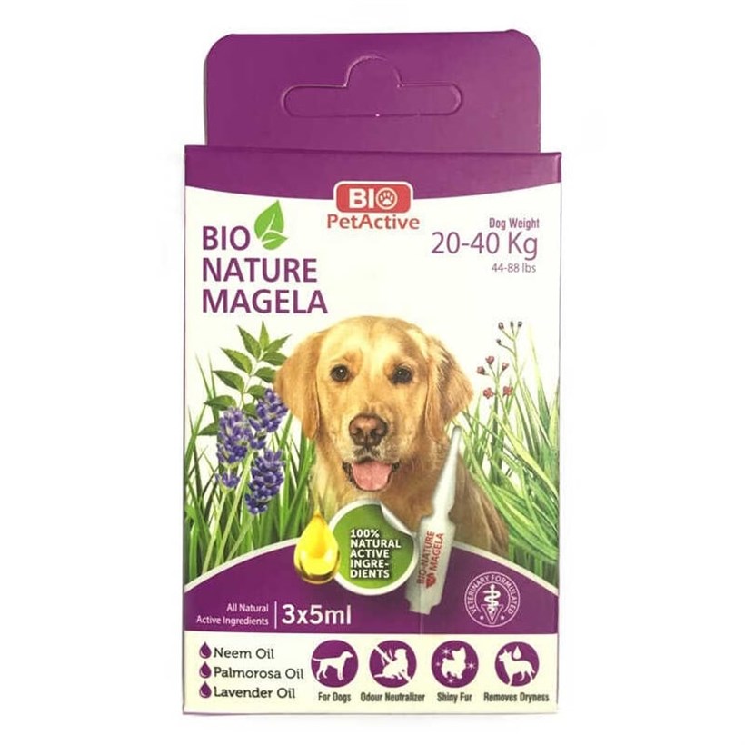 Pet Active Bionature Magela Köpek Deri Bakım Ense Damlası 20-40 Kg 3 Adet