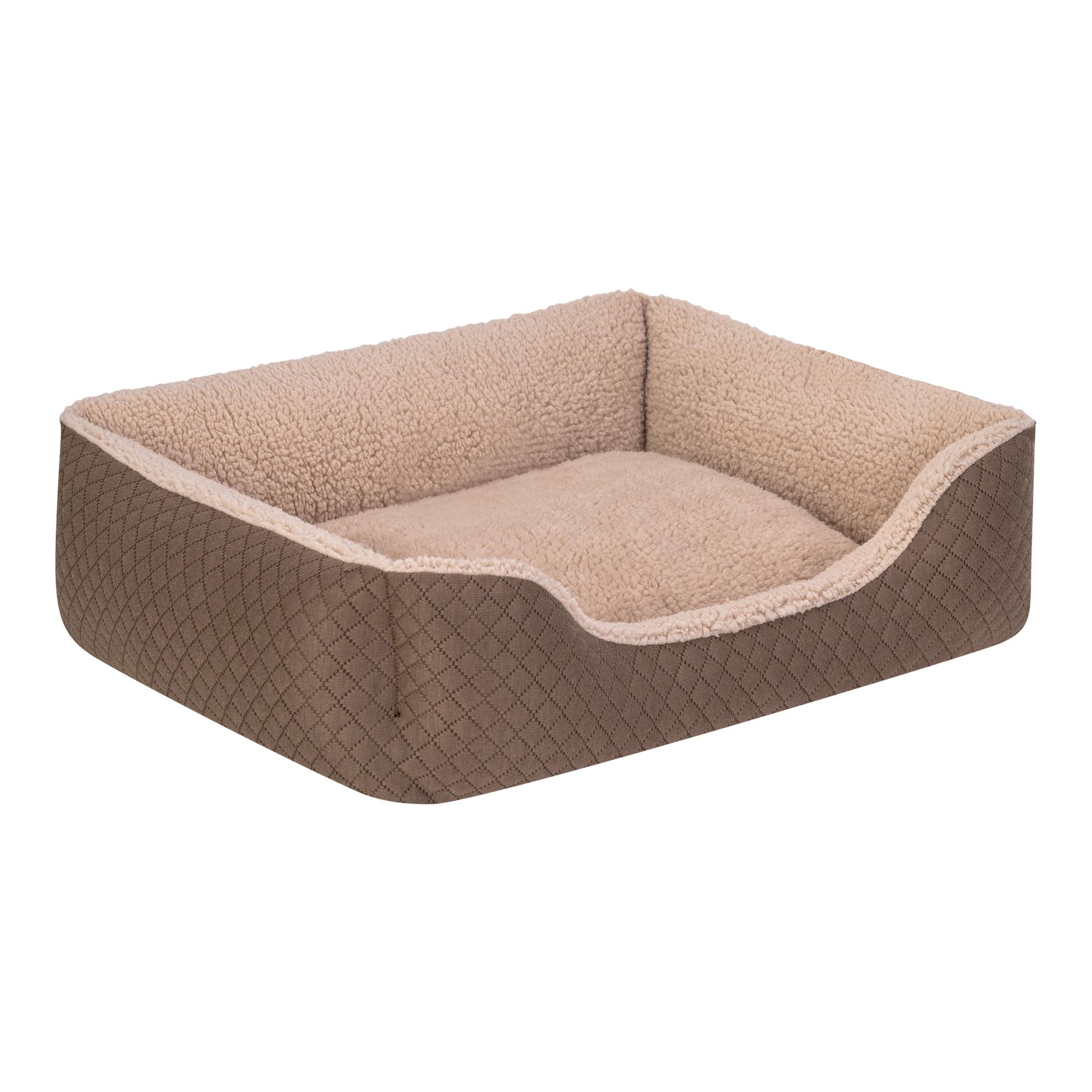 Pet Comfort Bravo Duo Köpek Yatağı Kahverengi/Bej L 90x70cm