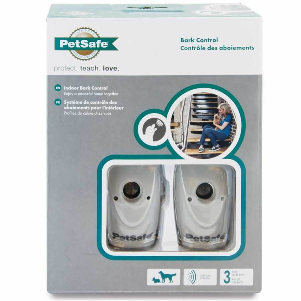 Pet Safe Bark Control Ultrasonic İç Mekan Havlama Önleyici 2'Li