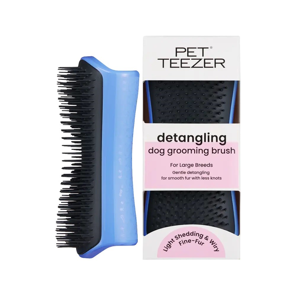 Pet Teezer Deshedding Mavi / Gri Tüy Açıcı Fırça
