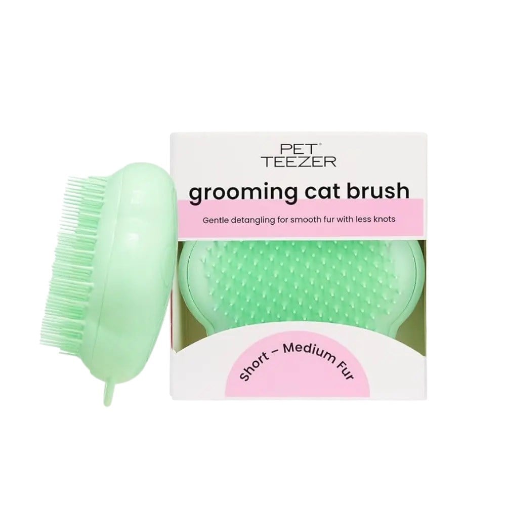 Pet Teezer Kedi Masaj Tarağı Yeşil