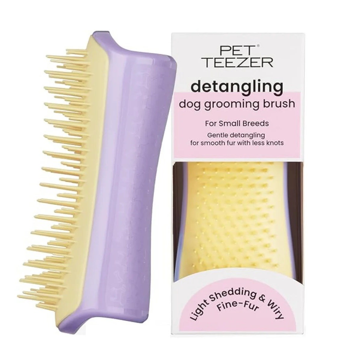Pet Teezer Küçük Irklar İçin Lila / Sarı Tüy Açıcı Fırça