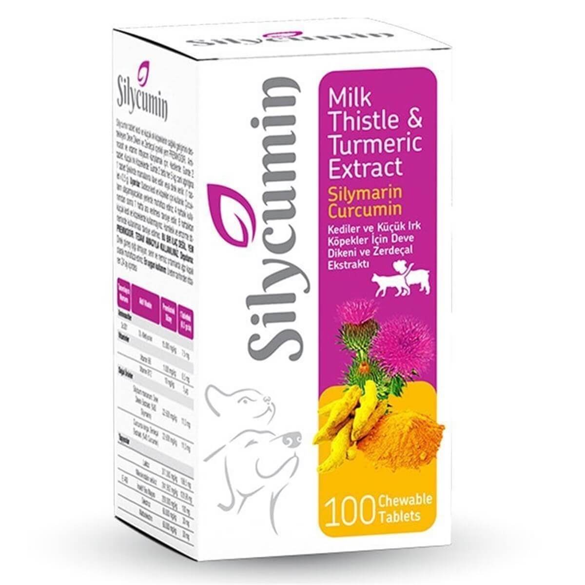 PetActive Kedi Ve Köpek Gelişimine Destek Silycumin 100 Tablet