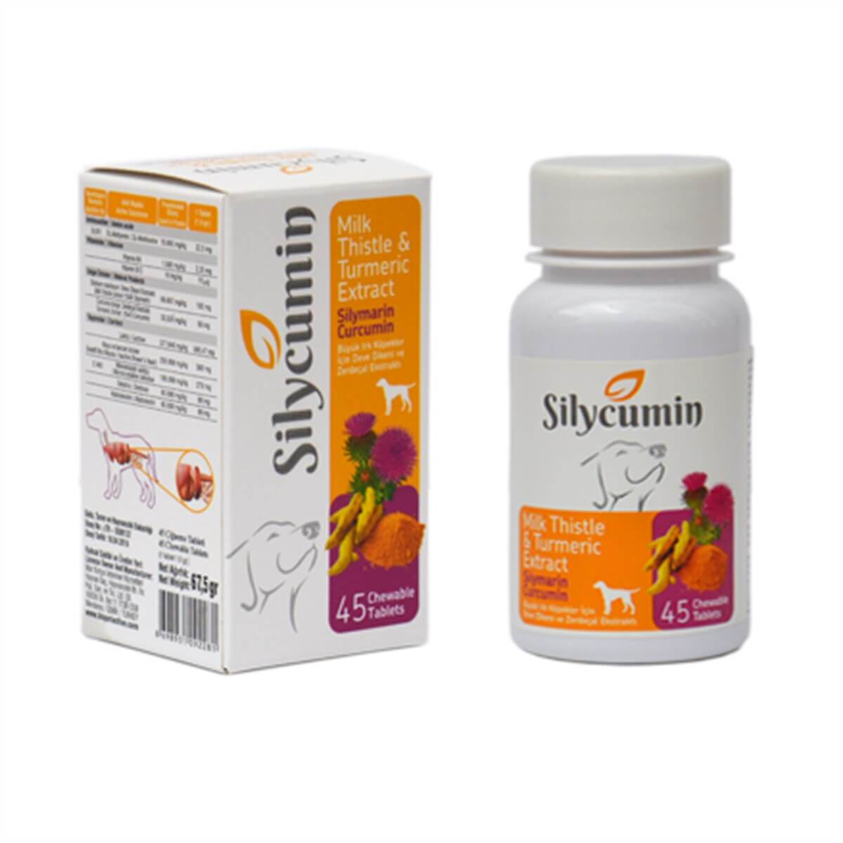 PetActive Köpek Gelişimine Destek Silycumin 45 Tablet