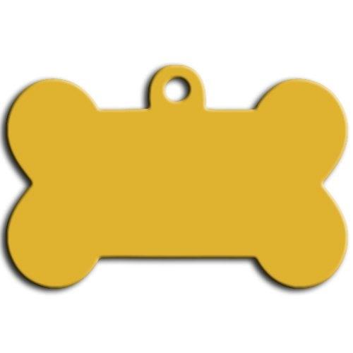 Dalis Kemik Şekilli Köpek Künyesi Sarı 5 Cm