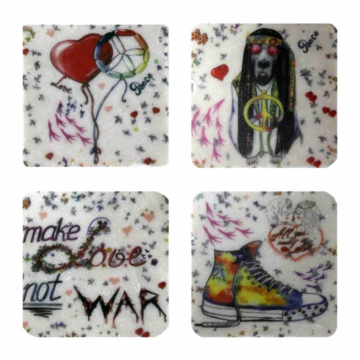 Petdesign Peace Doğal Taş Magnet 4'Lü
