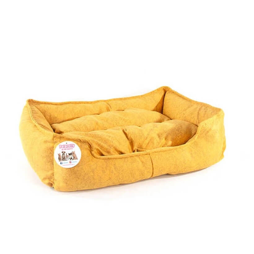 Pet Pretty Comfort Kedi Ve Köpek Yatağı No:2 Hardal