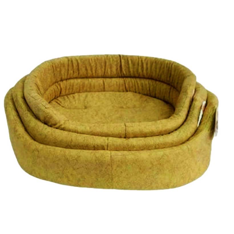 Pet Pretty Comfort Oval Kedi Ve Küçük Köpek Yatağı No:1 Hardal