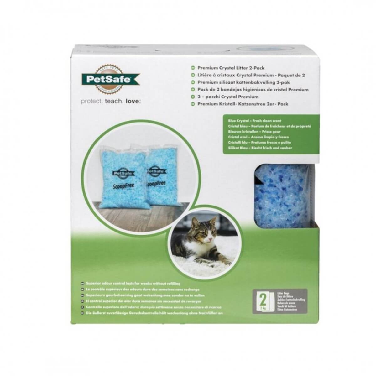 PetSafe Deluxe Kristal Kedi Kumu 2'Li Paket