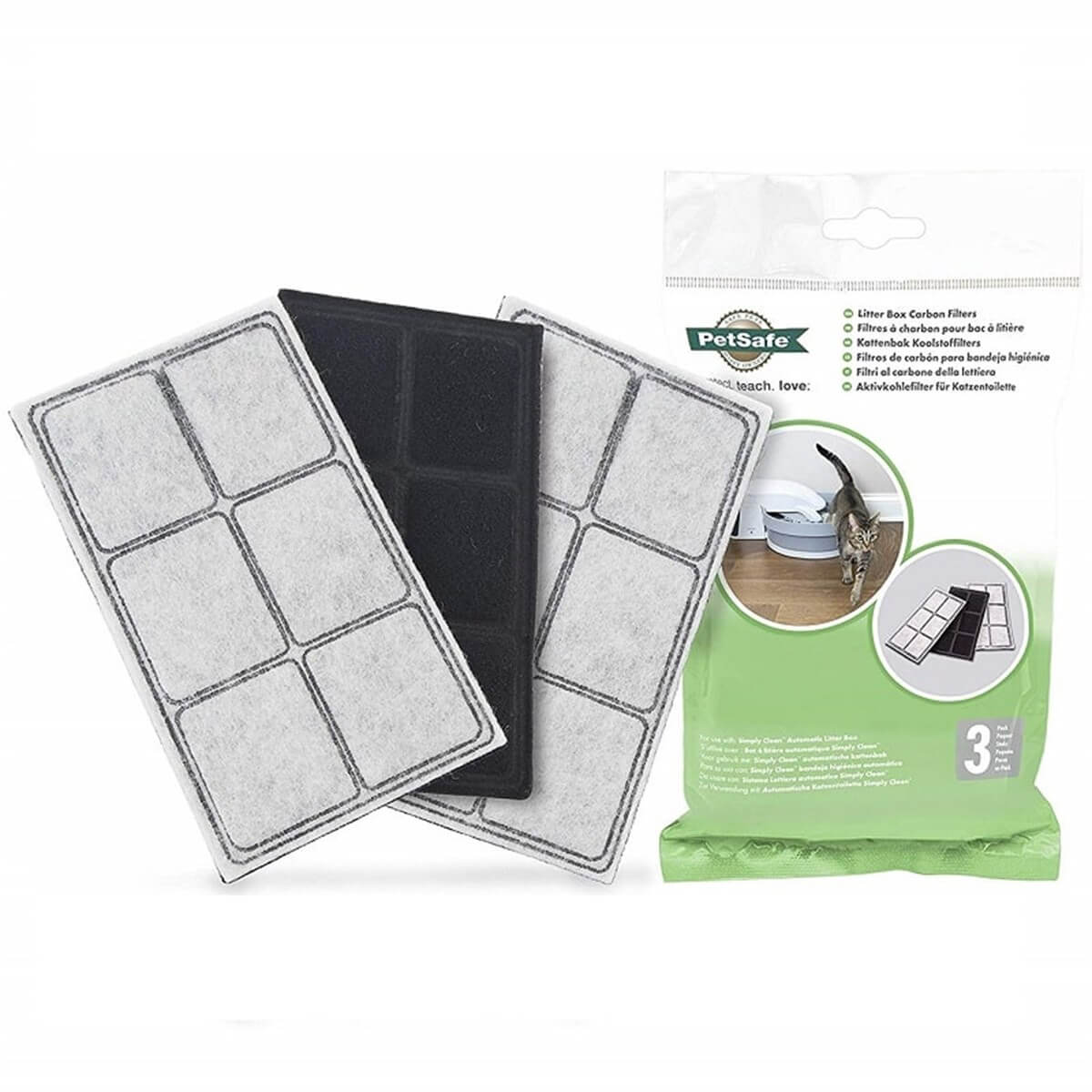 PetSafe Simply Clean Karbon Filtre 3'lü Paket