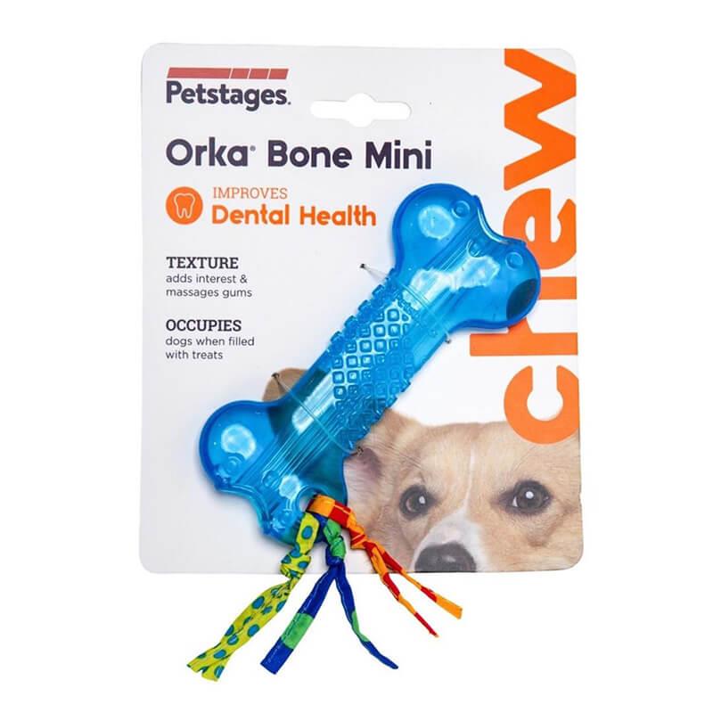 Petstages Mini ORKA Bone Kauçuk Küçük Irk Köpek Oyuncağı 10 Cm