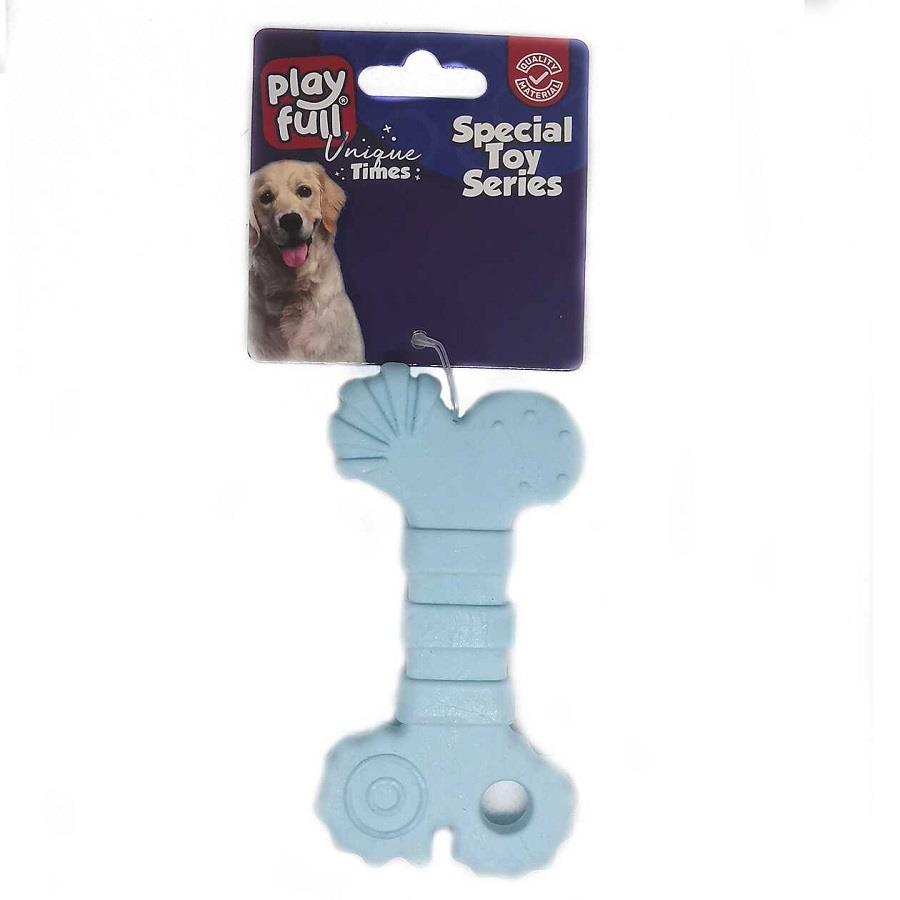 Playfull Kemik Şeklinde Plastik Köpek Oyuncağı 10x5.5 Cm