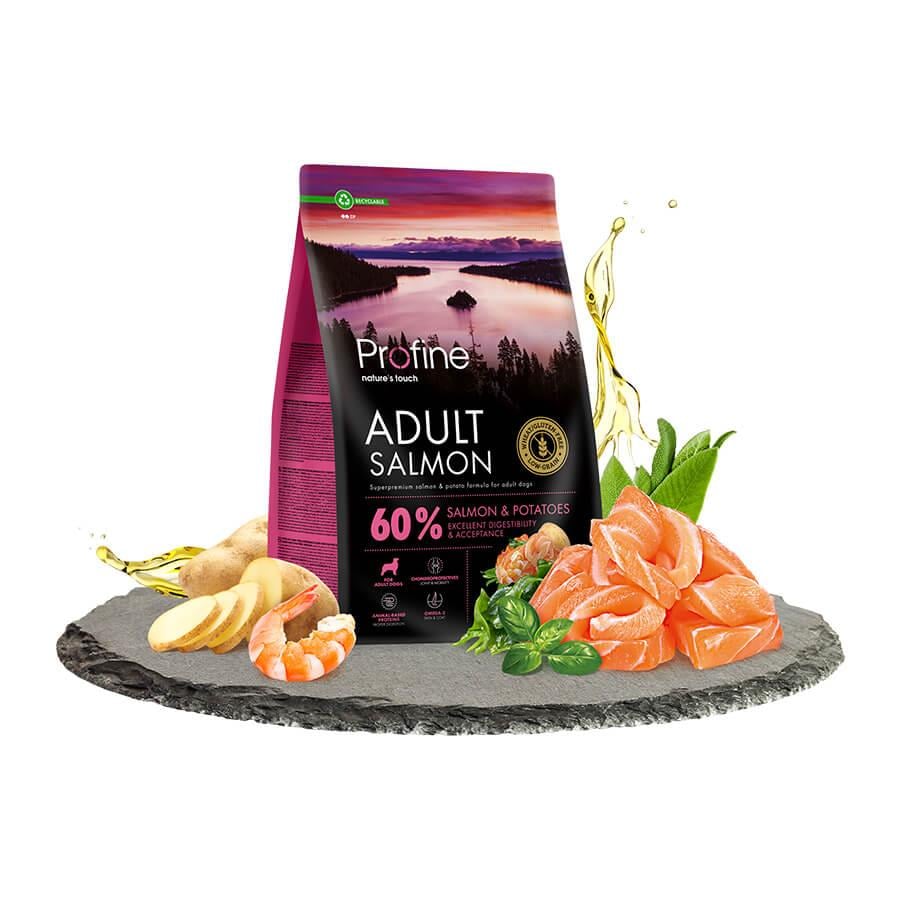 Profine Yetişkin Köpekler için Glutensiz Somonlu Mama 3 Kg
