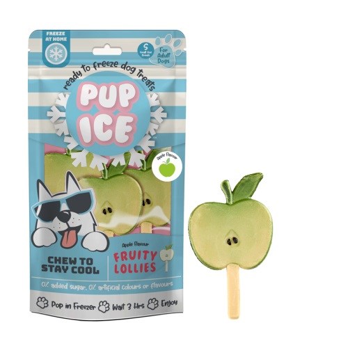 Pup Ice Dondurulabilir Köpek Ödülü - Elma 3 Adet/110g