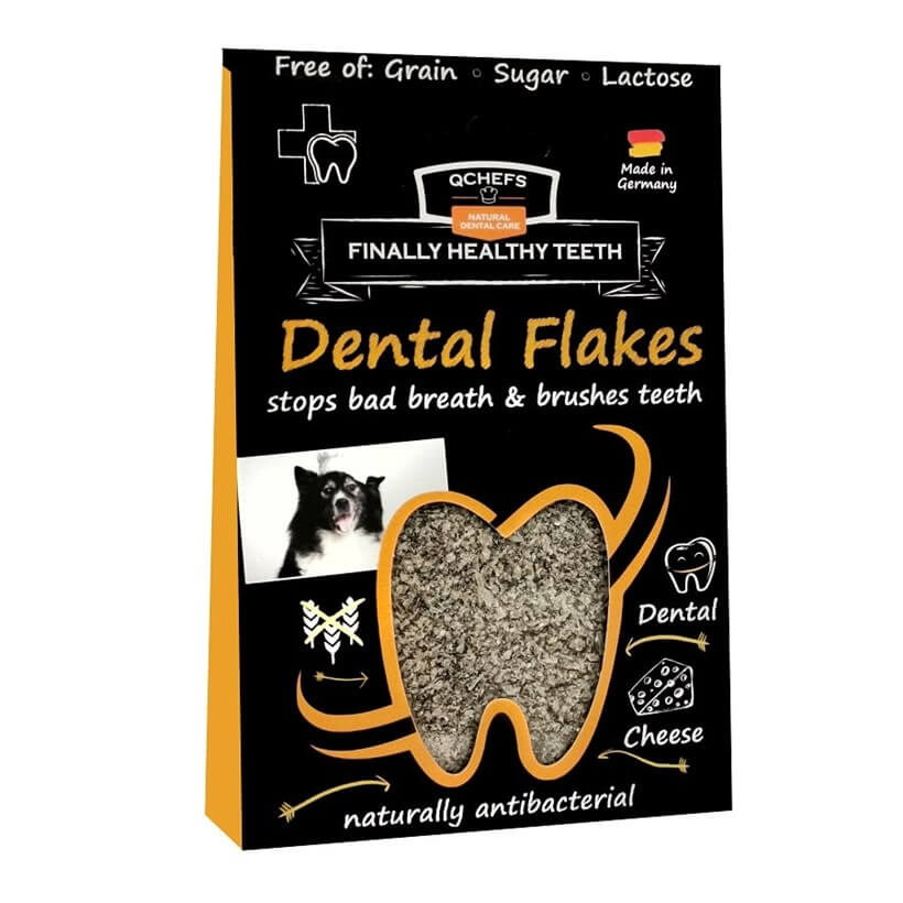 QChefs Köpekler İçin Peynirli Dental Diş Bakım Tozu 90 Gr