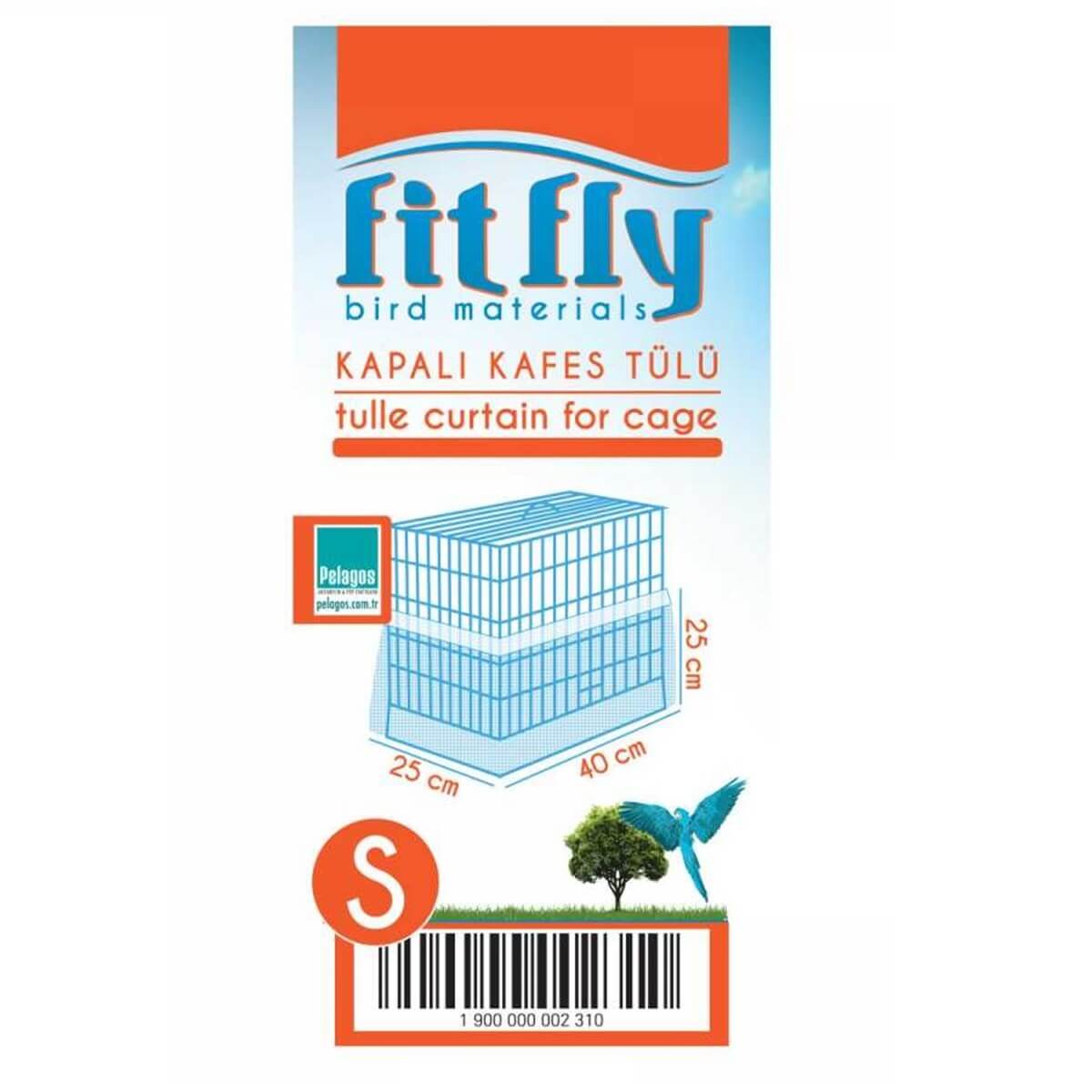 Fit Fly Altı Kapalı Kafes Tülü Small 45 X 30 X 20 Cm