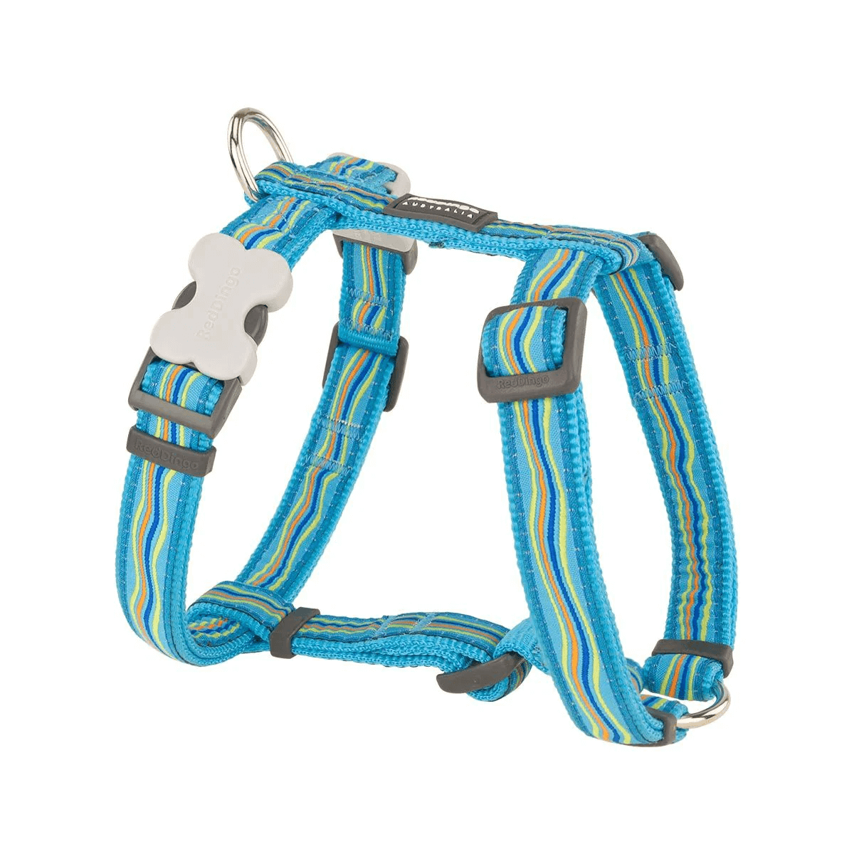 Reddingo Dreamstream Desenli Köpek Göğüs Tasması 12 Mm – XSmall – Turkuaz