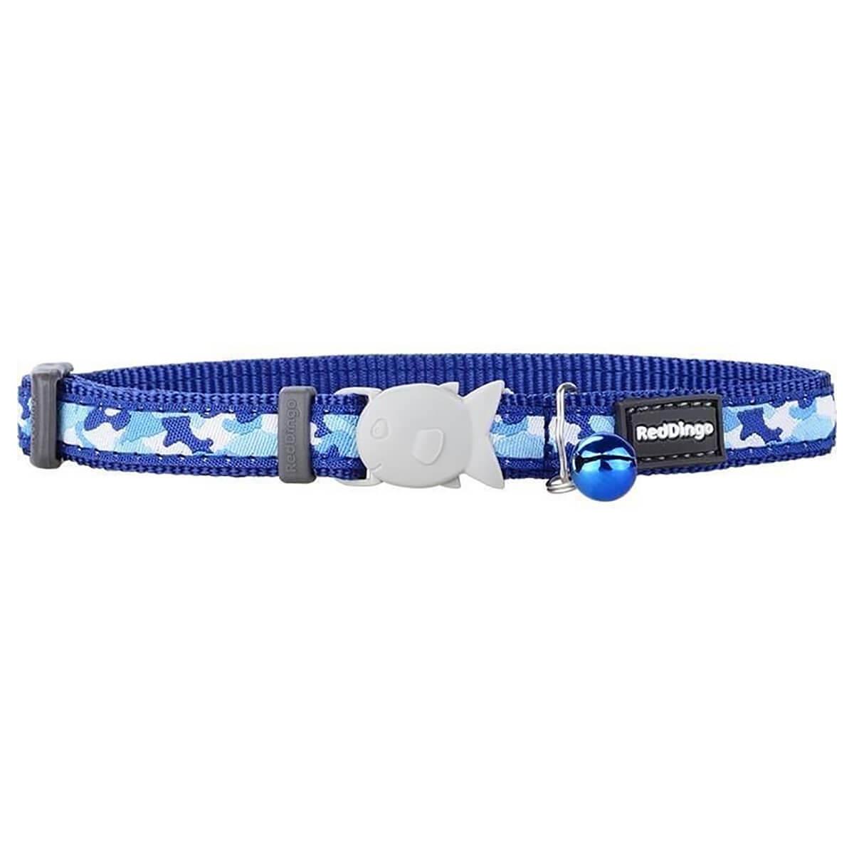 Reddingo Kamuflaj Desenli Kedi Boyun Tasması 12 Mm – 20-32 Cm – XSmall – Lacivert