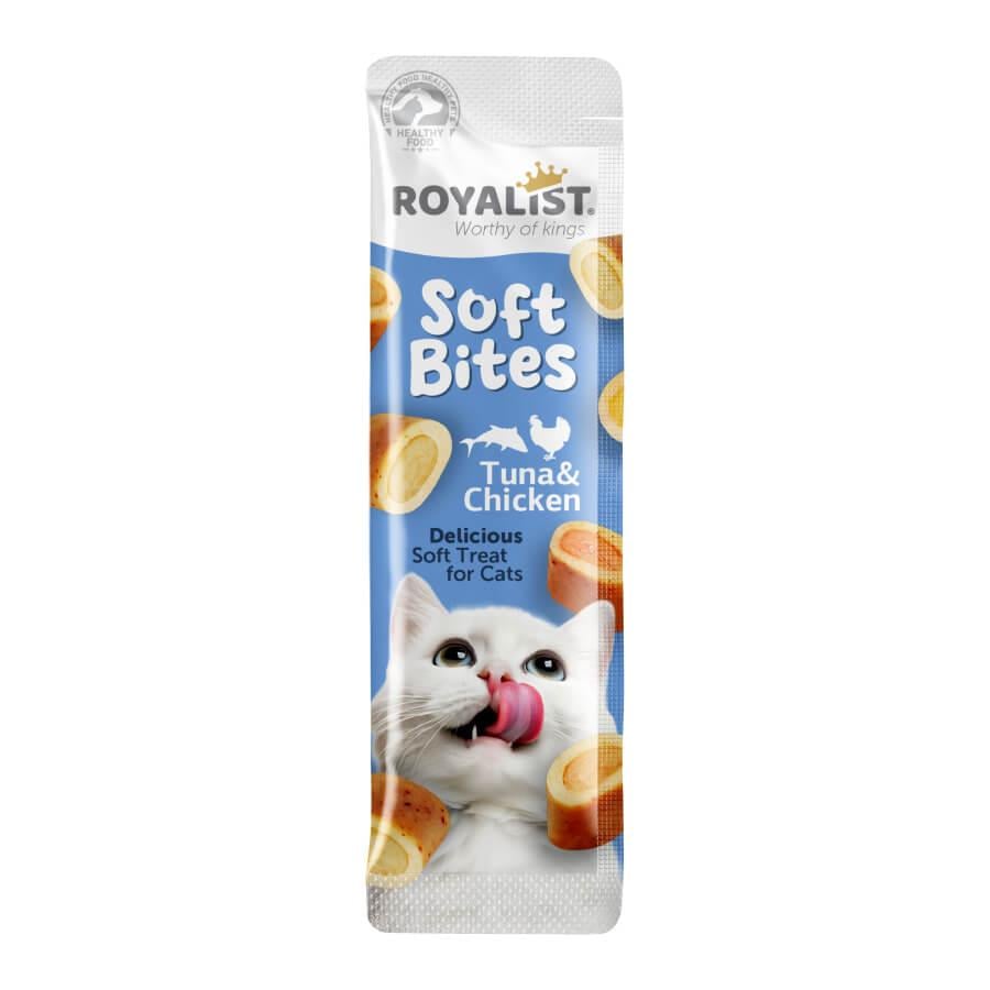 Royalist Soft Bites Tuna & Chicken Kedi Ödül Maması 10 Gr