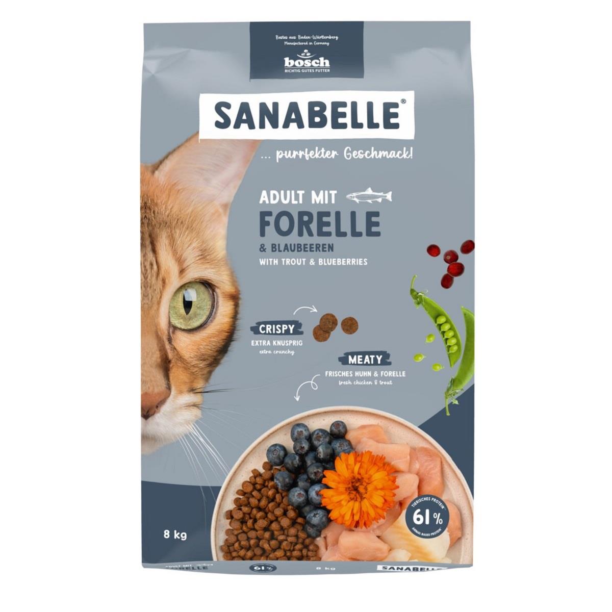 Sanabelle Adult Alabalıklı Yetişkin Kedi Maması 8 Kg