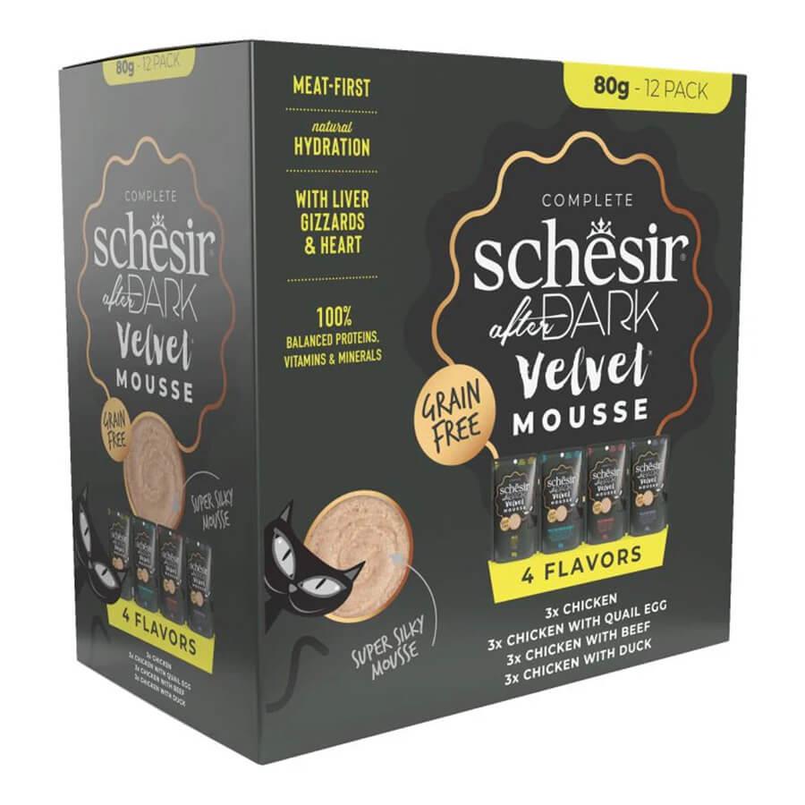 Schesir After Dark Velvet Mouse Lezzet Paketi 12 X 80 Gr