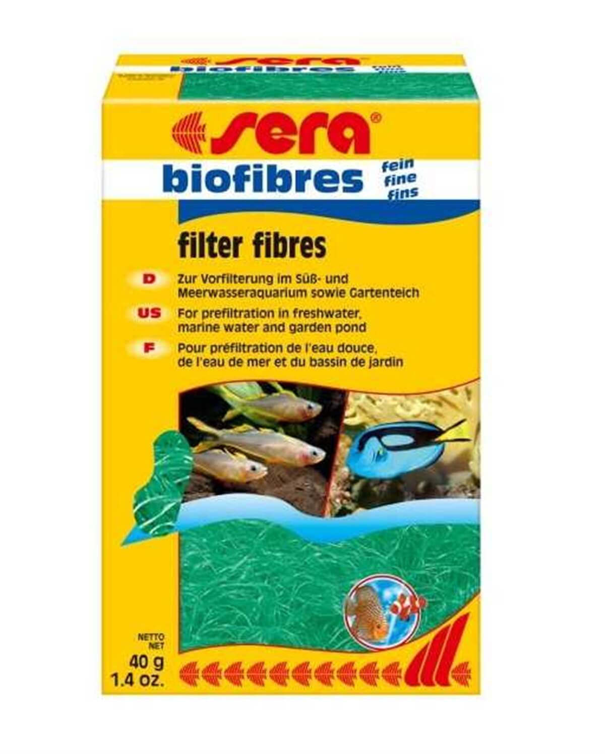 Sera Bio Fibres Kaba Pislik Tutucu Kalın Filtre Malzemesi 40 Gr