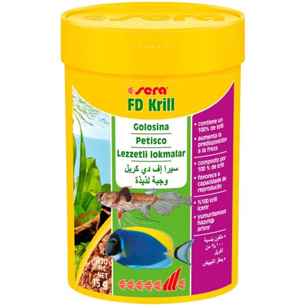 Sera Fd Krill Tuzlu Su Balıkları İçin Yem 100 Ml