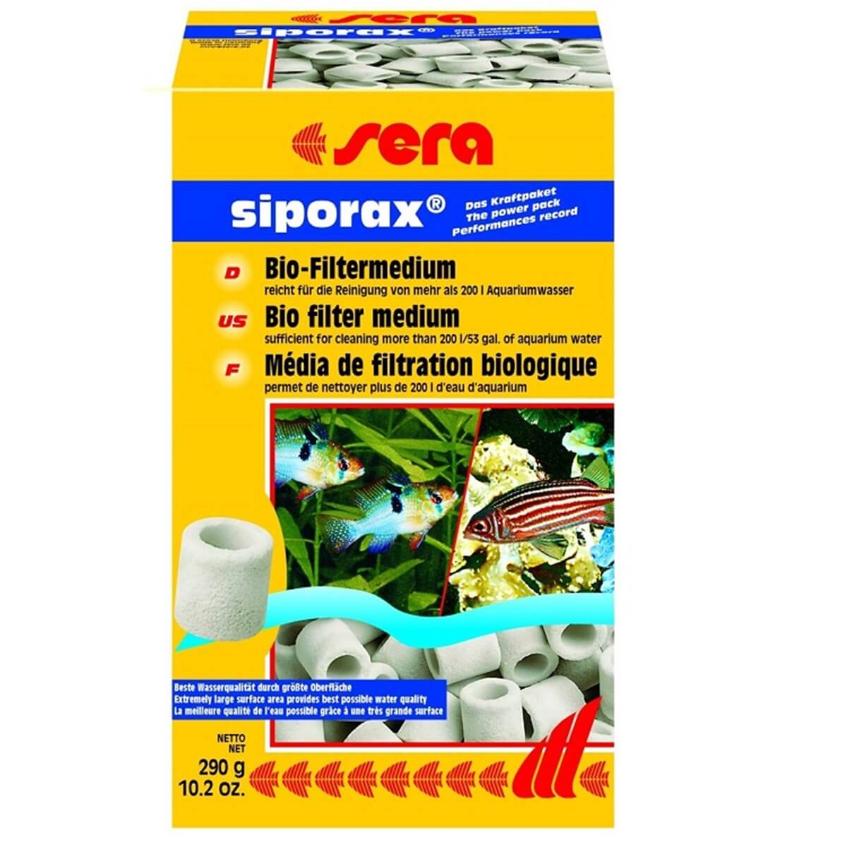 Sera Siporax Akvaryum Filtre Malzemesi 1000 Ml / 290 Gr