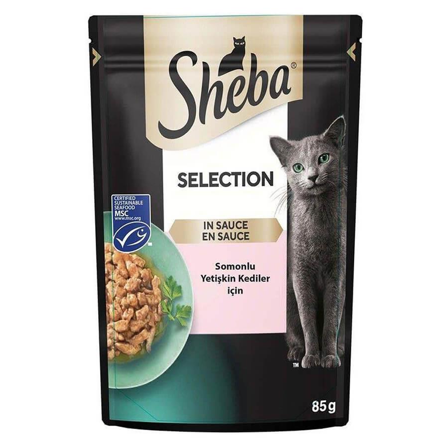 Sheba Somonlu Pouch Kedi Yaş Maması 85 Gr