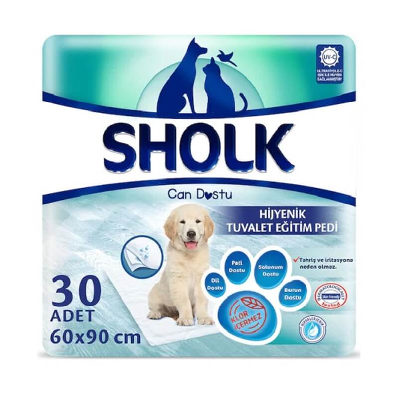 Sholk Köpek Çiş Eğitim Pedi 90 X 60 cm 30'Lu Paket