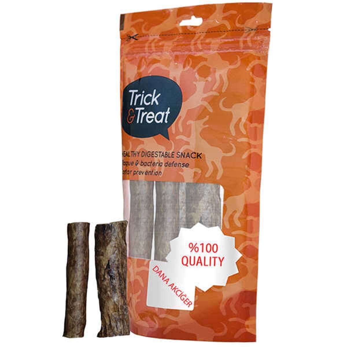 Trick & Treat Köpek Ödülü Dana Akciğer 80 Gr