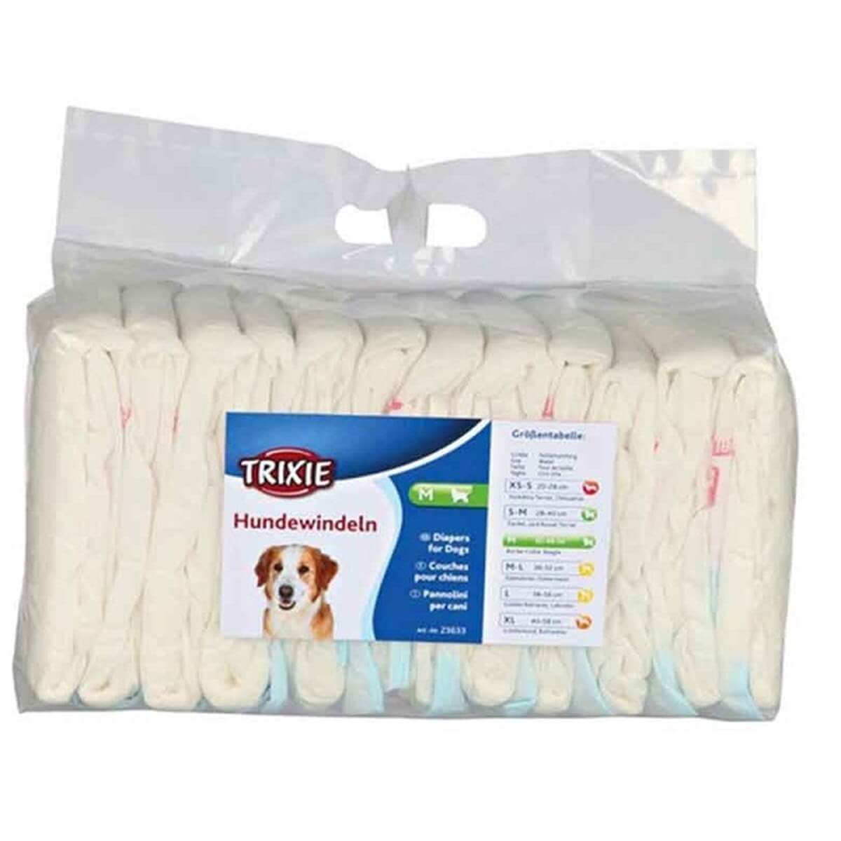 Trixie Köpek Külot ve Pedi Medium-Large 36-52 Cm 12 Adet