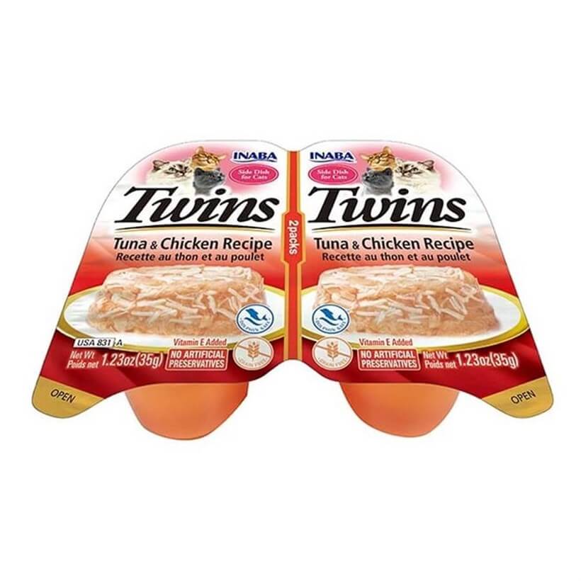 Ciao Twins Ton Balıklı ve Tavuklu Kedi Ödül Jölesi 2 X 35 Gr