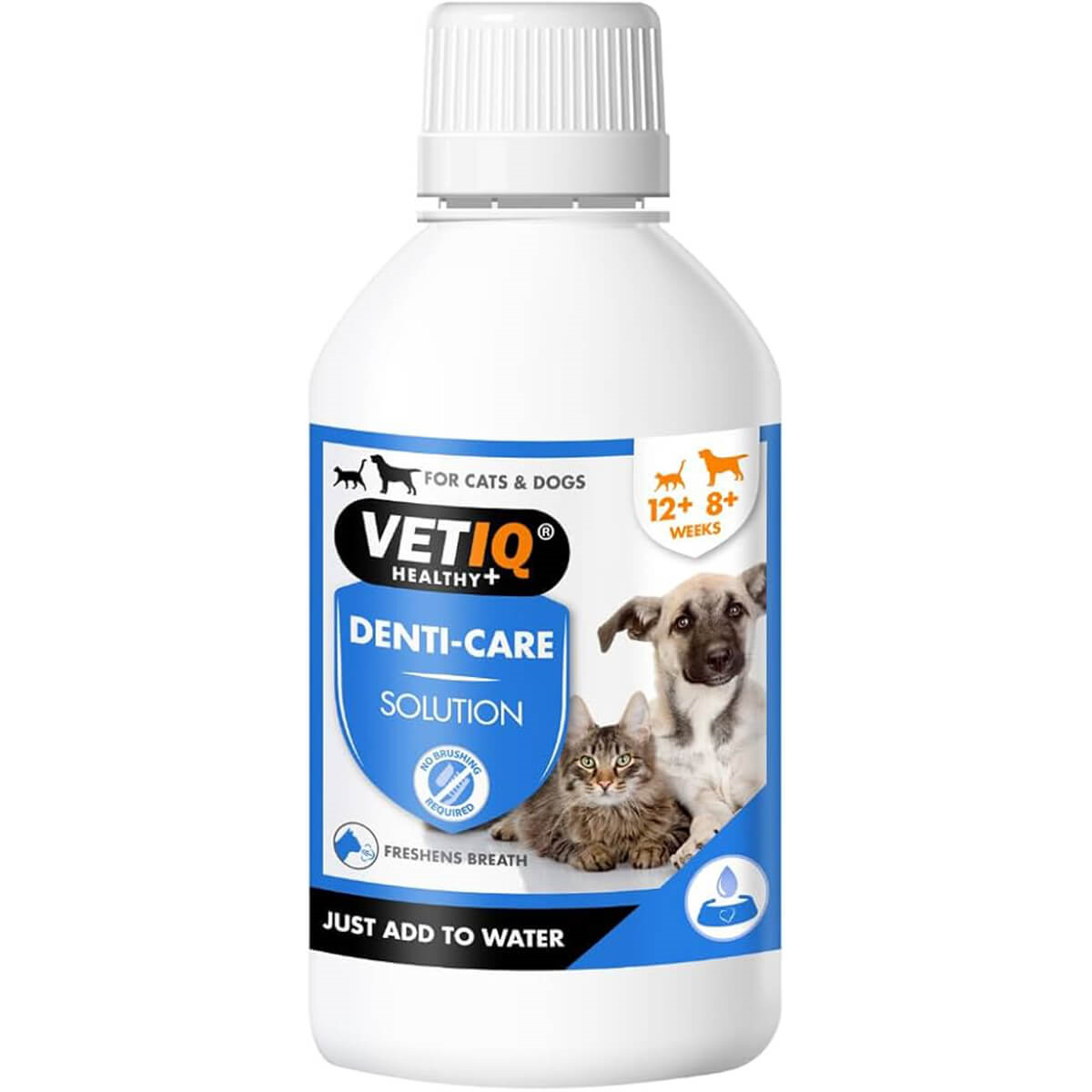 Vetiq Denti-Care Kedi Ve Köpek İçin Ağız Ve Diş Bakım Solüsyonu 250Ml