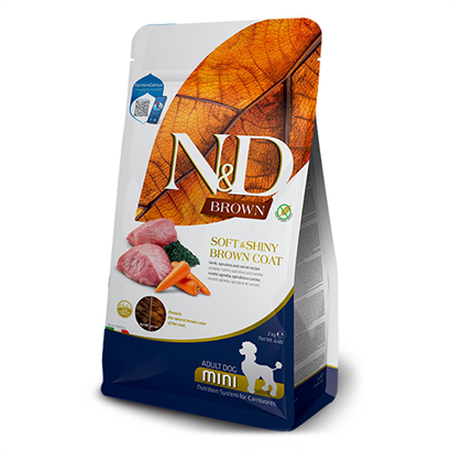 【R&B】Race Brown Tender Love N&D Brown Kuzu Etli Mini Irk Yetişkin Köpek Maması 5kg