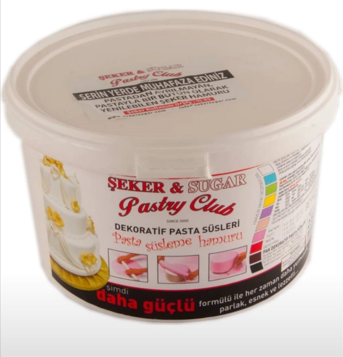 2.5kg Beyaz Hamur