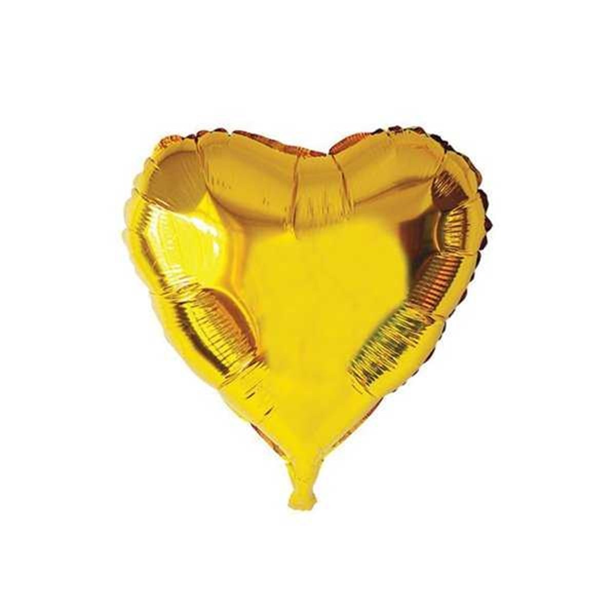 Folyo Balon Kalp Gold 40 Cm (18 '')