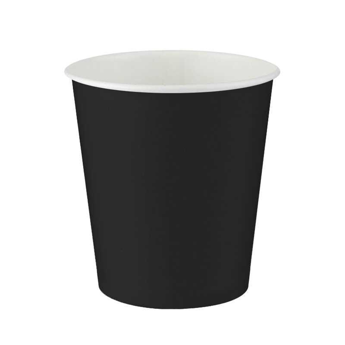 Karton Bardak Siyah 8 'li