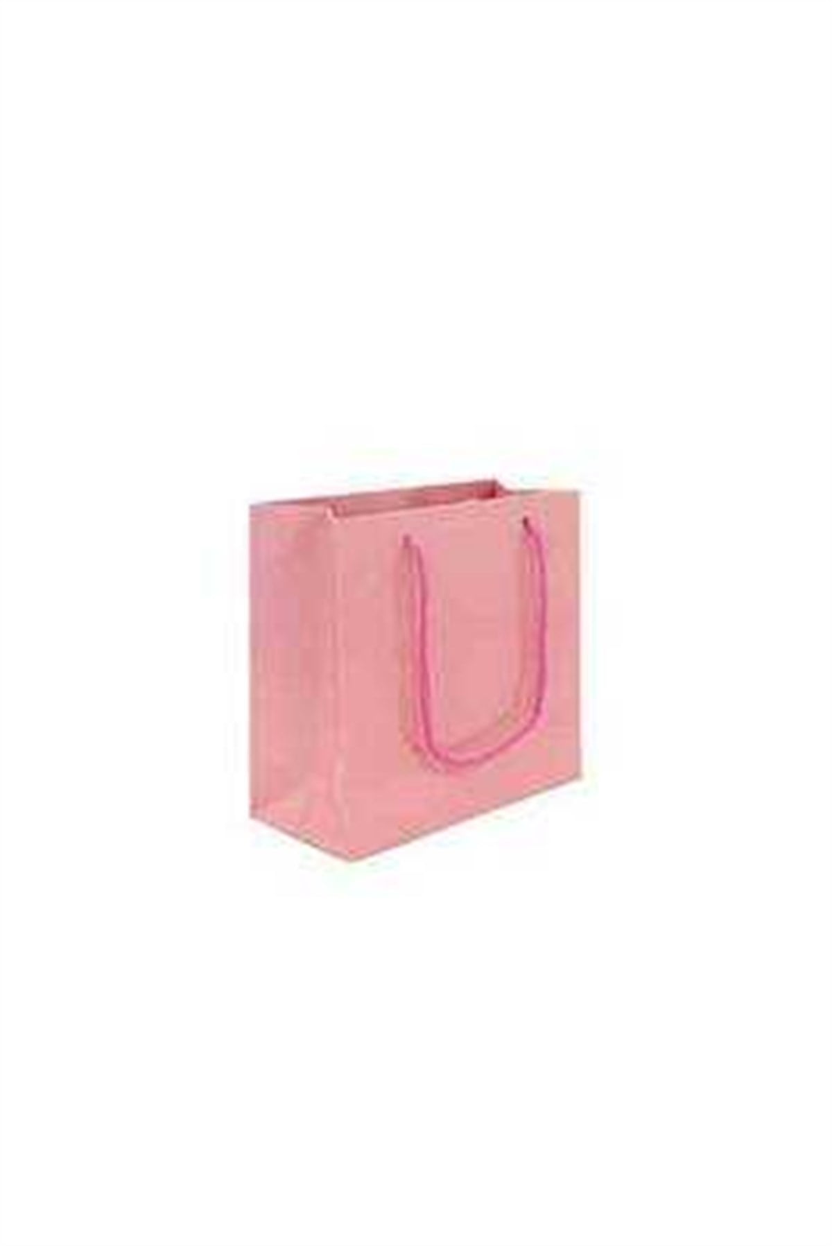 Karton Çanta 11 x 11 Cm Pembe 50 'li