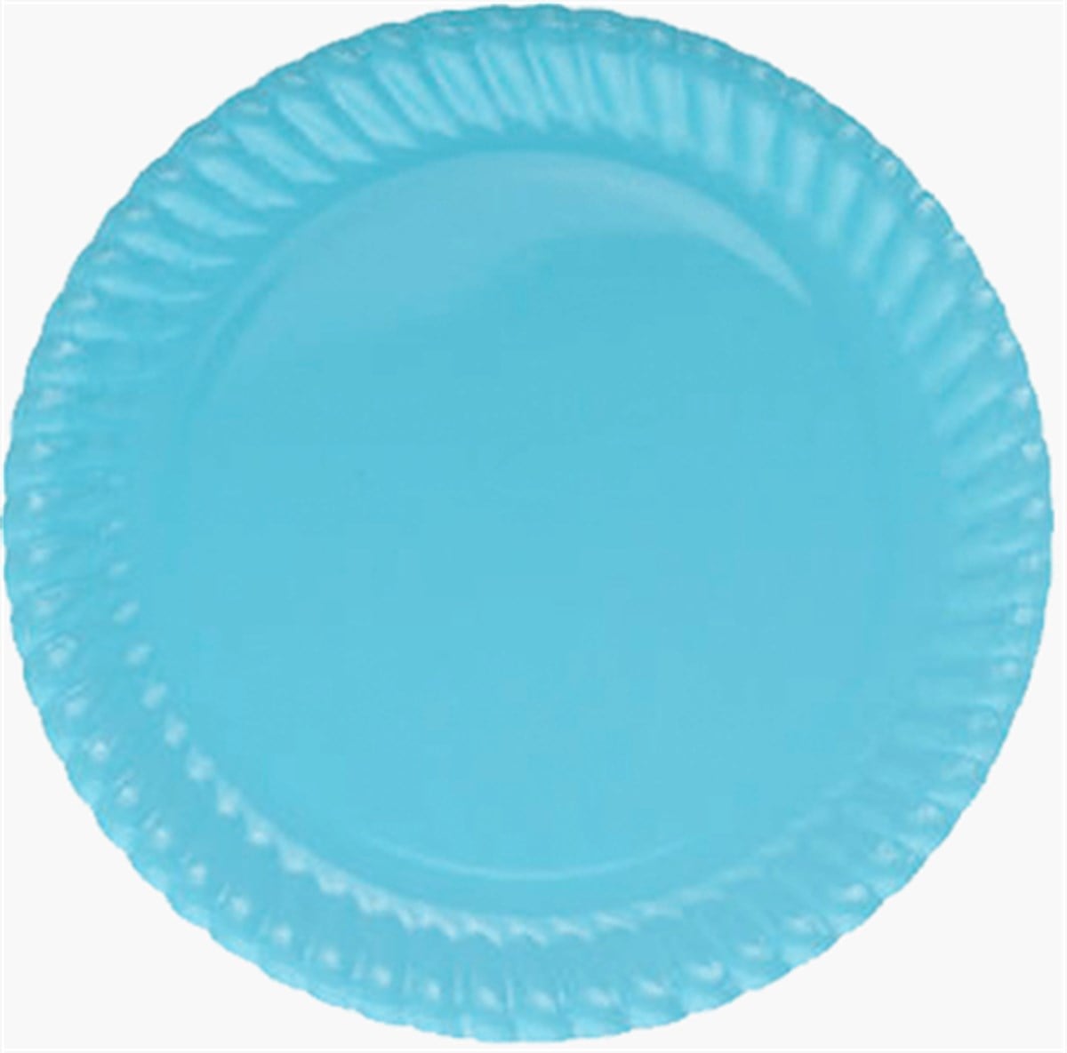 Karton Tabak Açık Mavi 23 Cm 8 'li